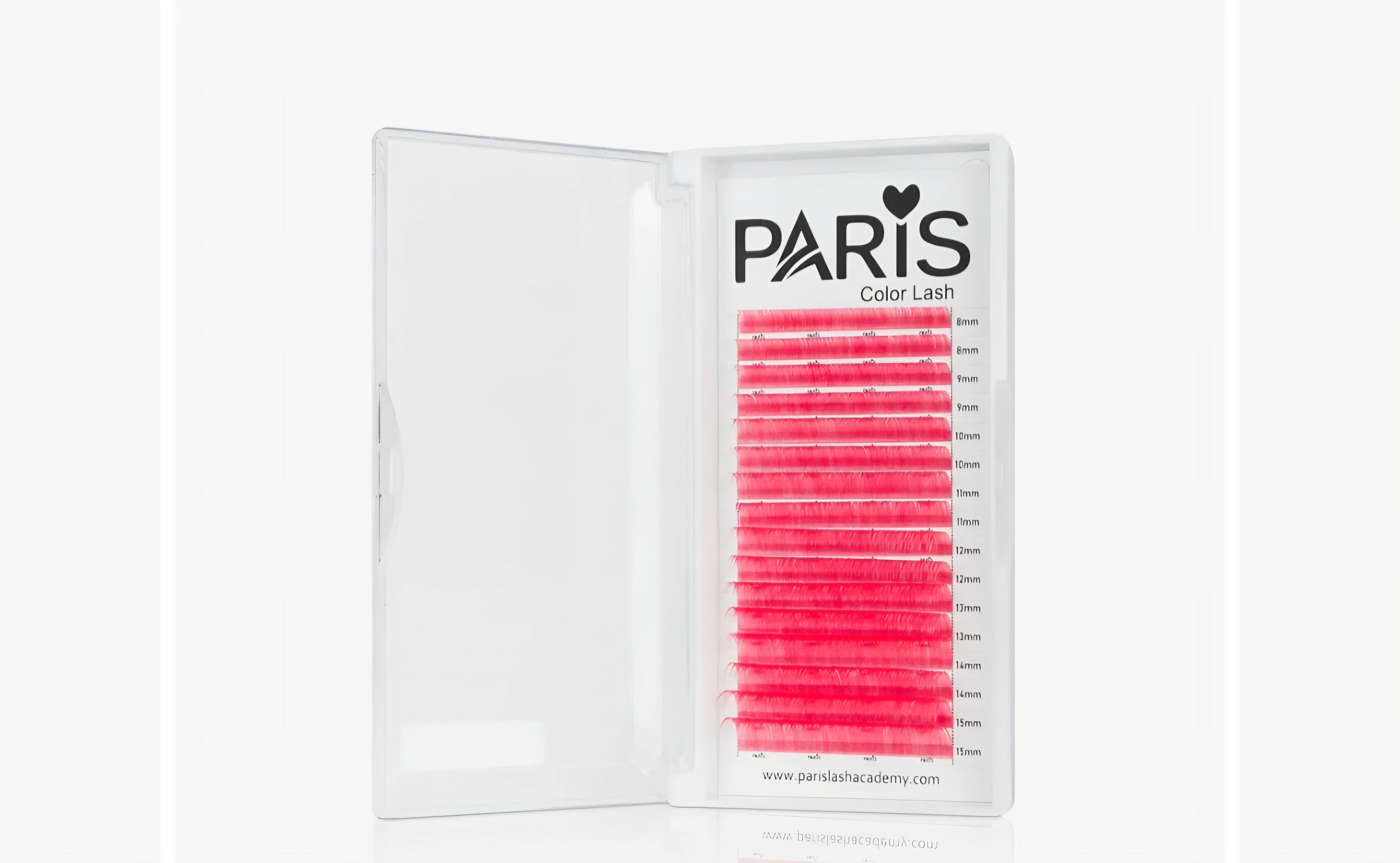 Hot pink lash tray mix 8-15